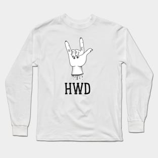 HWD - Funky Design, Rock and Roll Long Sleeve T-Shirt